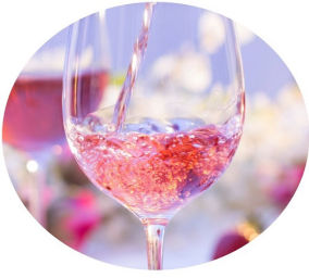 Pink Cava makes a perfect celebration bubbly!